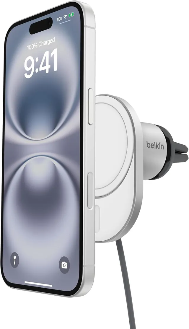 belkin-boostcharge-pro-supporto-auto-wireless-magnetico-qi2-15-w-compatibile-mag image 1