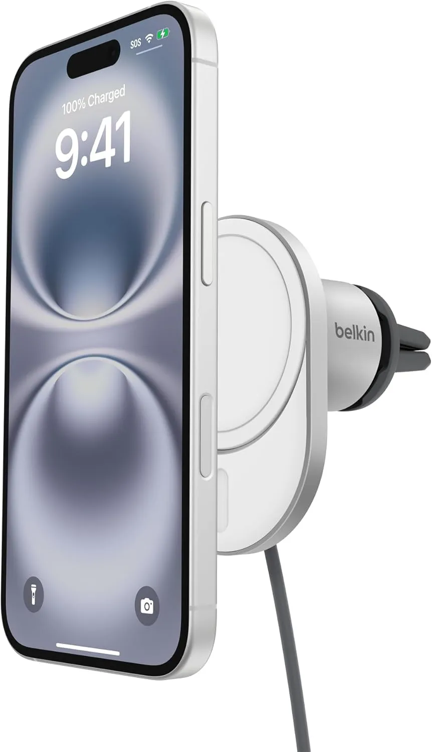belkin-boostcharge-pro-supporto-auto-wireless-magnetico-qi2-15-w-compatibile-mag image 1
