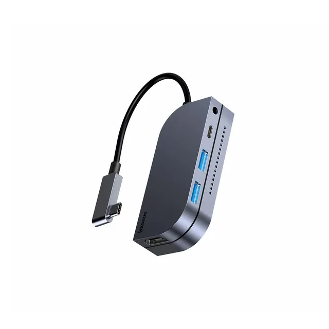 baseus-6-in-1-usb-c-hub-per-ipad-pro-air-con-hdmi-4k-usb-3-0-lettore-sd-tf-pd-e- image 1