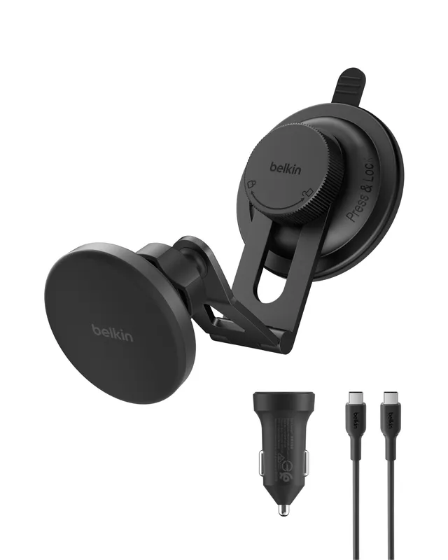 belkin-boostcharge-caricatore-wireless-per-auto-qi2-con-supporto-magnetico-per-b image 1