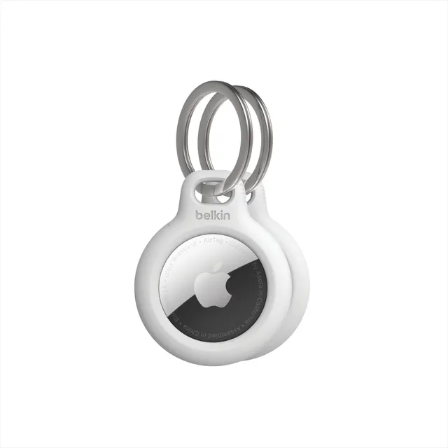 belkin-secure-holder-portachiavi-per-apple-airtag-confezione-da-2-bianco image 1