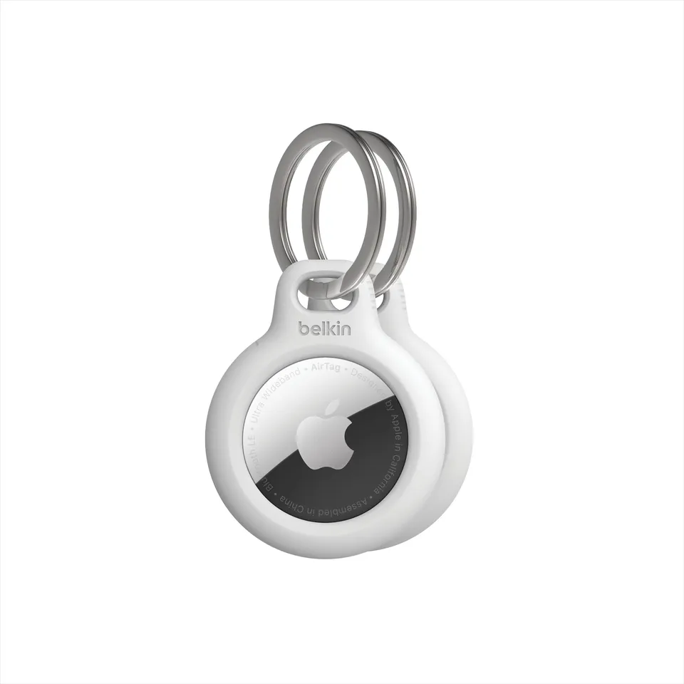belkin-secure-holder-portachiavi-per-apple-airtag-confezione-da-2-bianco image 1
