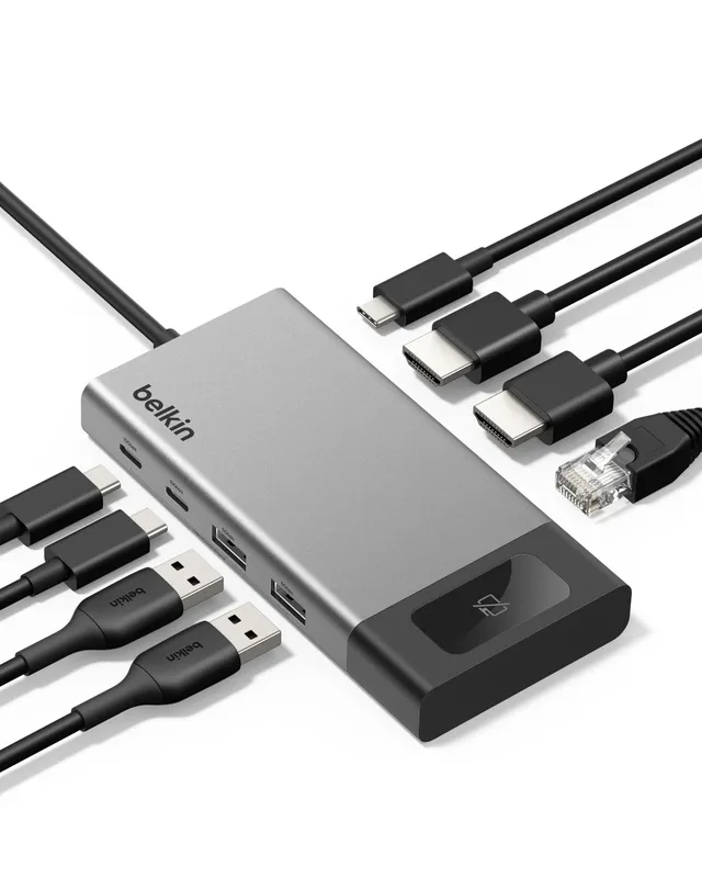 belkin-hub-usb-c-8-in-1-100-w-docking-station-multiporta-con-doppio-monitor-4k-6 image 1