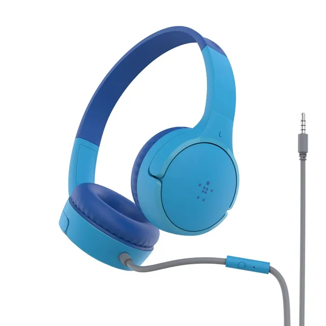 belkin-soundform-mini-cuffie-on-ear-con-filo-per-bambini-limite-volume-85-db-mic image 1