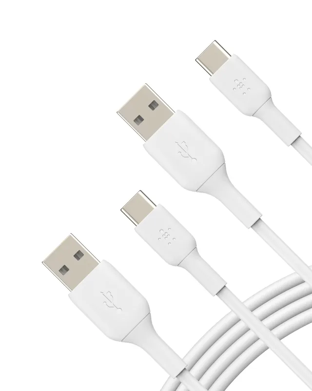 belkin-confezione-da-2-cavi-usb-a-a-usb-c-in-pvc-da-1-m-bianco-certificazione-us image 1