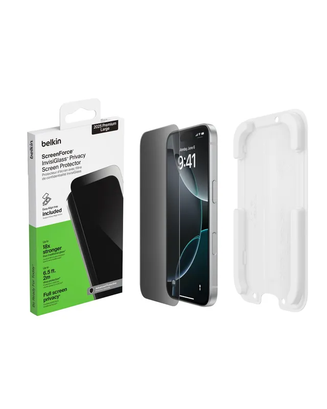 belkin-screenforce-invisiglass-privacy-pellicola-iphone-17-pro-max-filtro-privac image 1