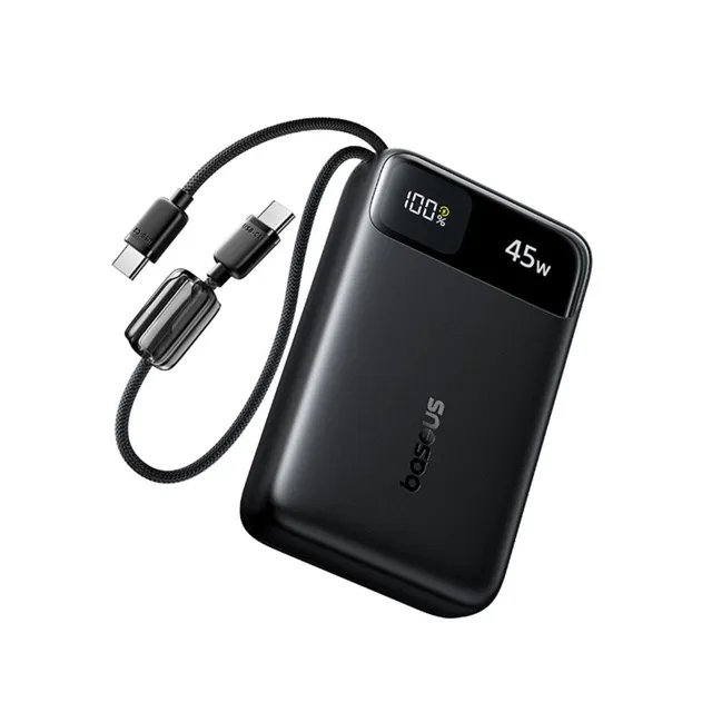 baseus-enerfill-fc11-power-bank-20000mah-45w-con-cavi-usb-c-integrati image 1