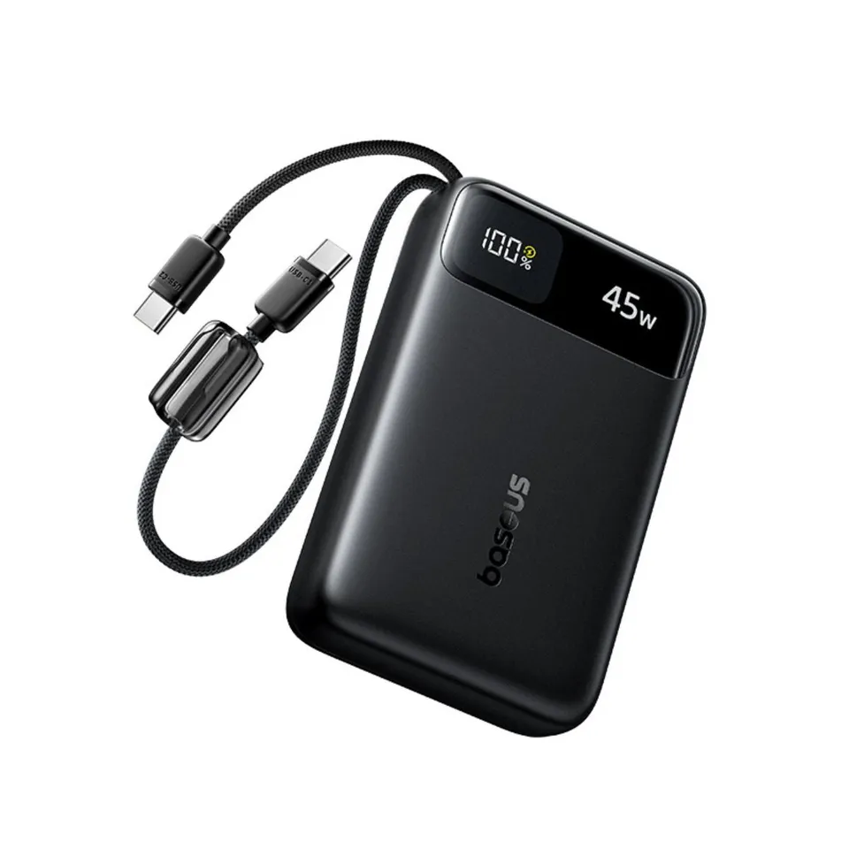 baseus-enerfill-fc11-power-bank-20000mah-45w-con-cavi-usb-c-integrati image 1