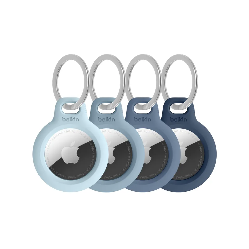 belkin-secure-holder-custodia-per-airtag-con-anello-portachiavi-confezione-da-4- image 1