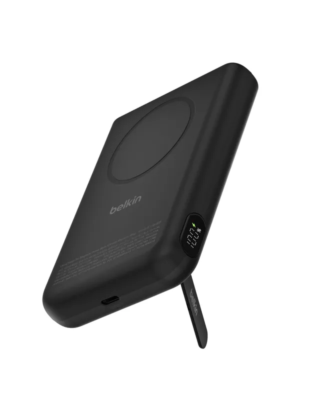 belkin-ultracharge-pro-power-bank-10-000-mah-magnetico-qi2-25-w-con-anello-magne image 1