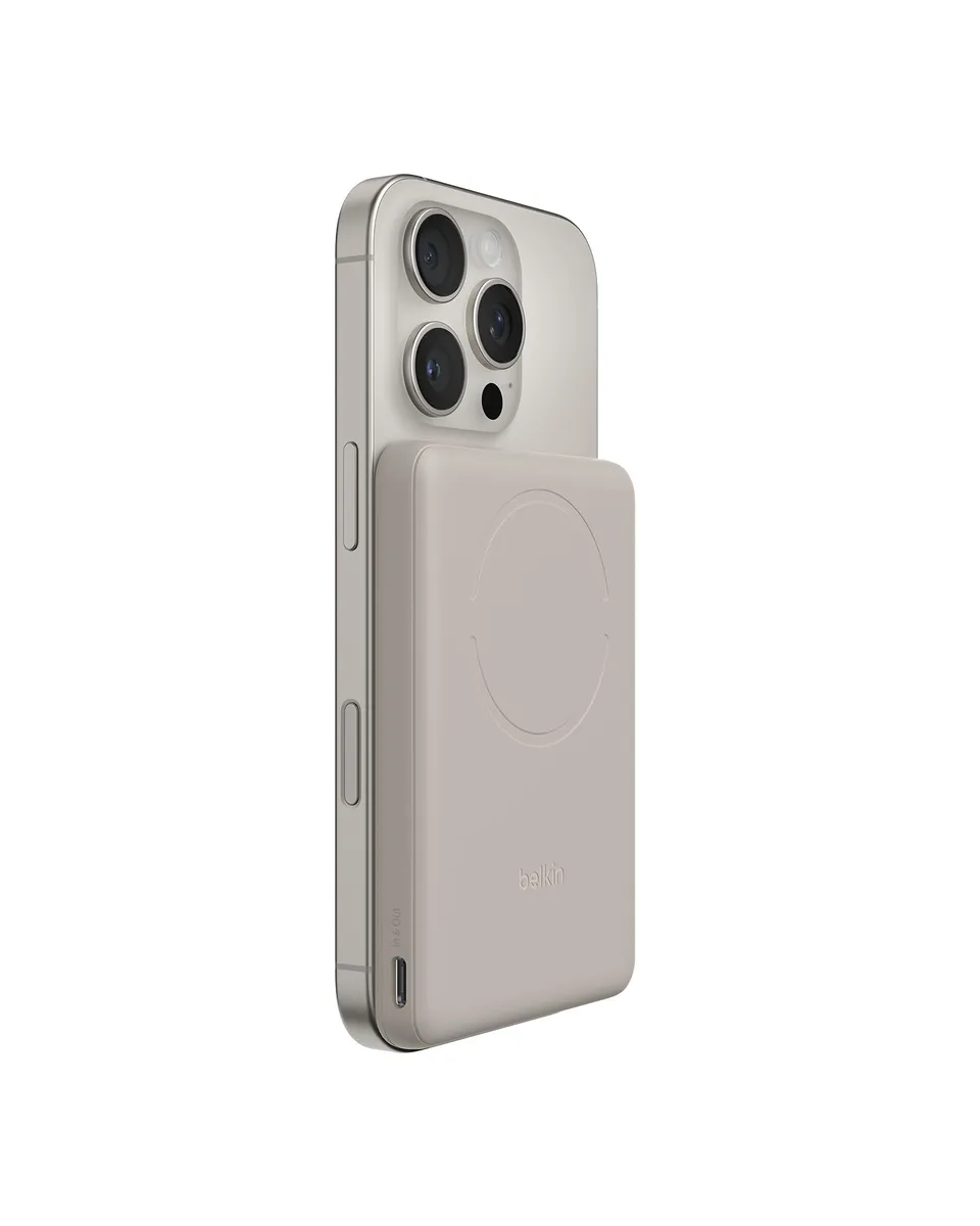 belkin-boostcharge-power-bank-magnetico-5000mah-qi2-7-5w-batteria-esterna-sottil image 1