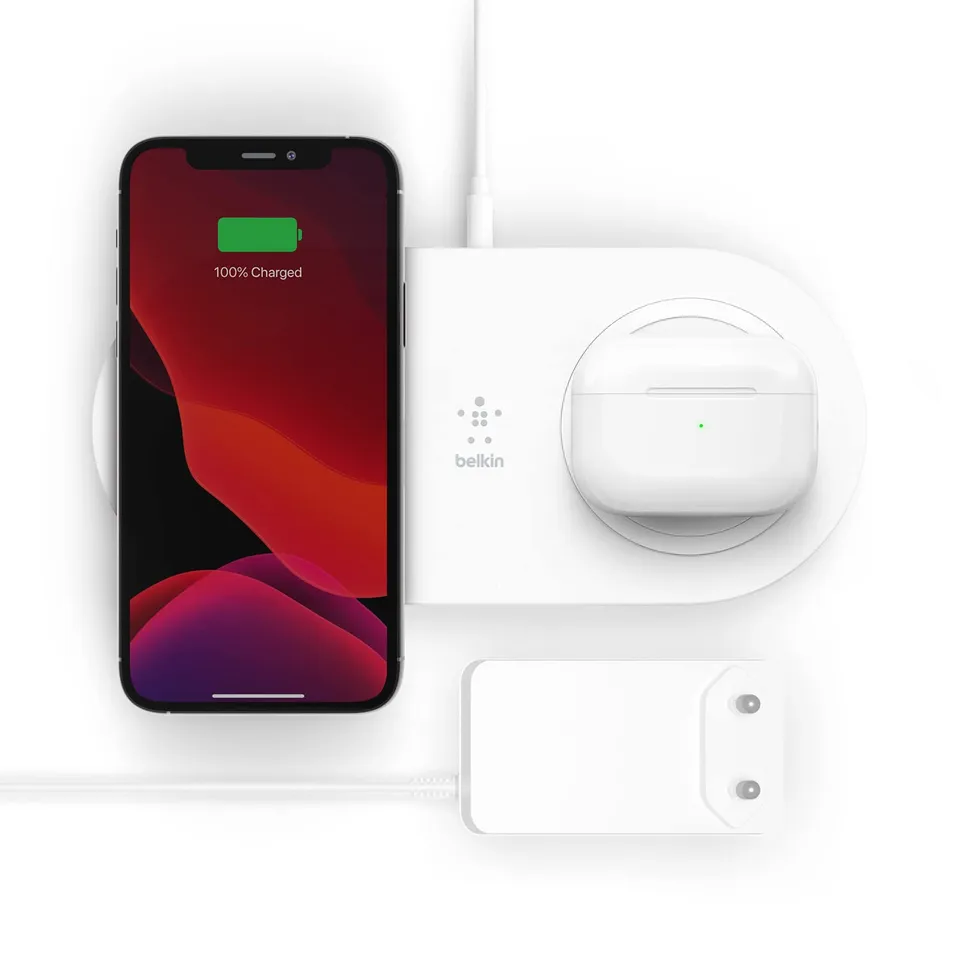 belkin-doppio-caricabatterie-wireless-2x15-w-dual-pad-di-ricarica-qi-simultanea- image 1