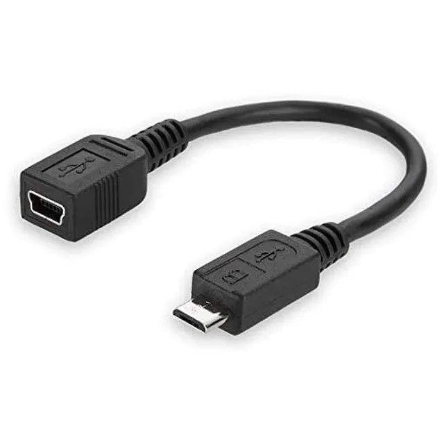belkin-f3s005cp-adattatore-usb-mini-5p-a-micro-usb-maschio-femmina-nero image 1