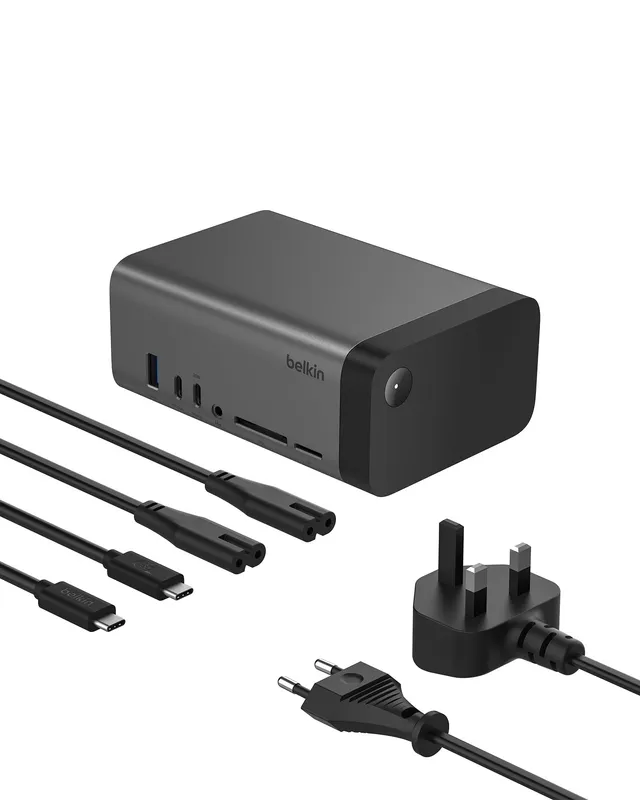 belkin-dock-11-in-1-gan-usb-c-pro-150-w-docking-station-multiporta-con-3-display image 1