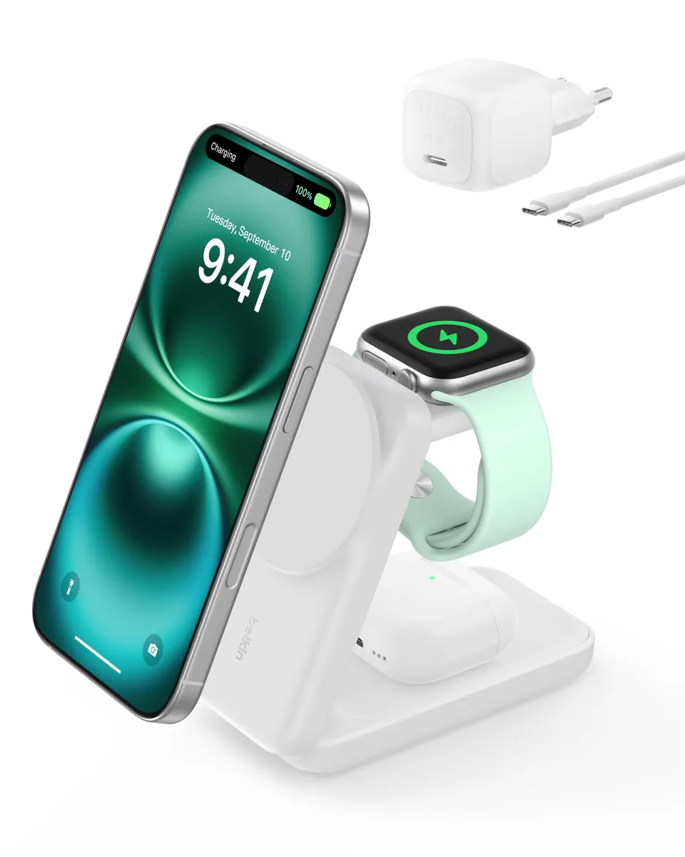 belkin-ultracharge-stazione-di-ricarica-3-in-1-qi2-25w-magnetica-compatibile-mag image 1