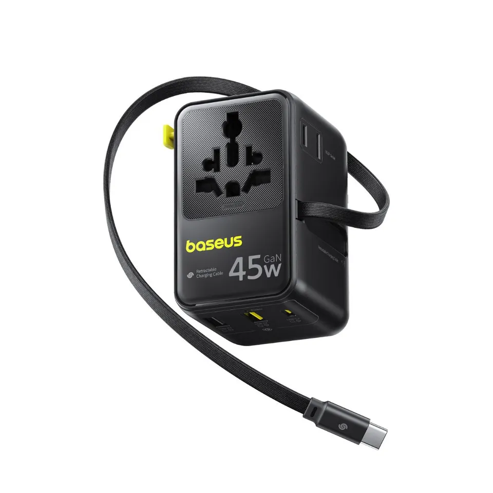 baseus-picogo-ag11-adattatore-da-viaggio-universale-45w-6-in-1-con-2-ac-2-usb-e- image 1