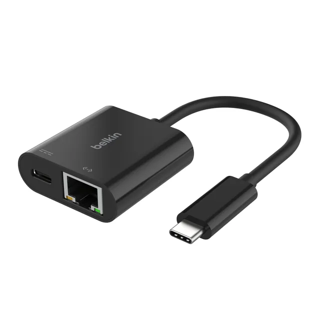 belkin-connect-adattatore-usb-c-a-ethernet-gigabit-ricarica-100-w-power-delivery image 1