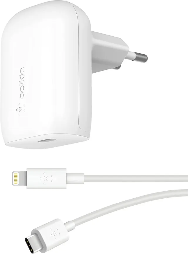 belkin-30w-usb-c-power-delivery-home-charger-caricatore-da-parete-usb-if-certifi image 1