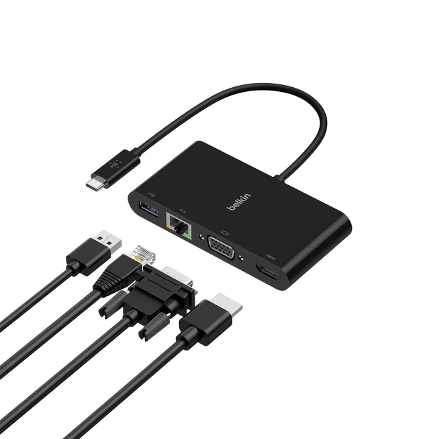 belkin-usb-c-multimedia-adapter-adattatore-usb-c-a-hdmi-vga-usb-a-3-0-e-gigabit- image 1