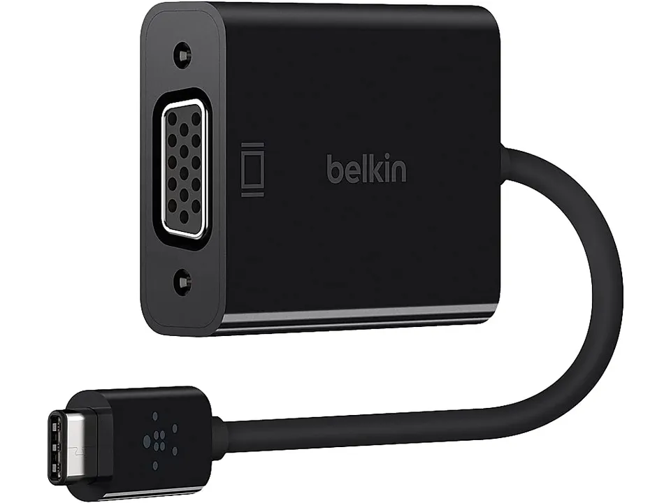 belkin-f2cu037btblk-adattatore-usb-c-a-vga-cavo-da-15-cm-plug-and-play-compatibi image 1