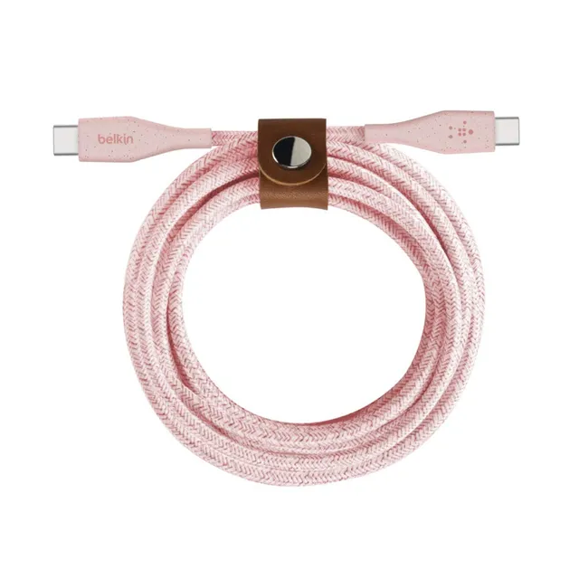 belkin-boost-charge-cavo-usb-c-a-usb-c-con-cinturino-nylon-intrecciato-1-2-m-ros image 1