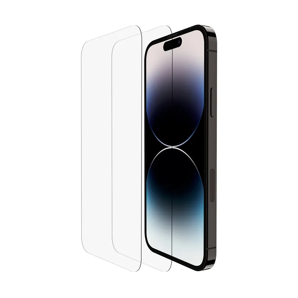 belkin-temperedglass-confezione-da-2-proteggi-schermo-per-iphone-14-pro-vetro-te image 1