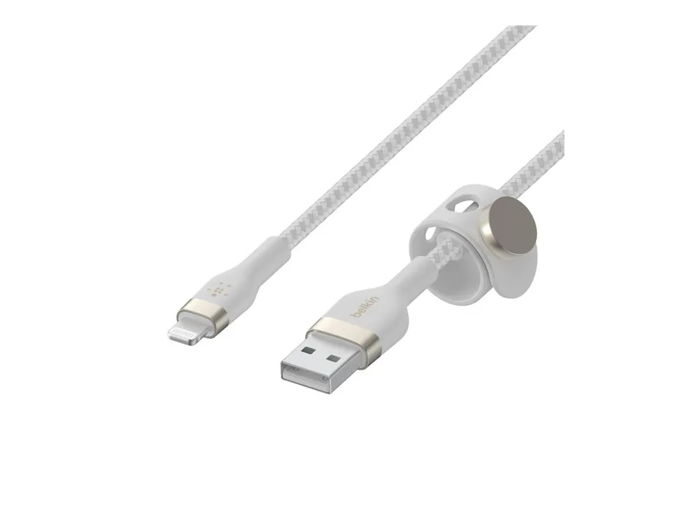 belkin-boostcharge-pro-flex-cavo-usb-a-a-lightning-da-3-m-certificato-mfi-con-cl image 1
