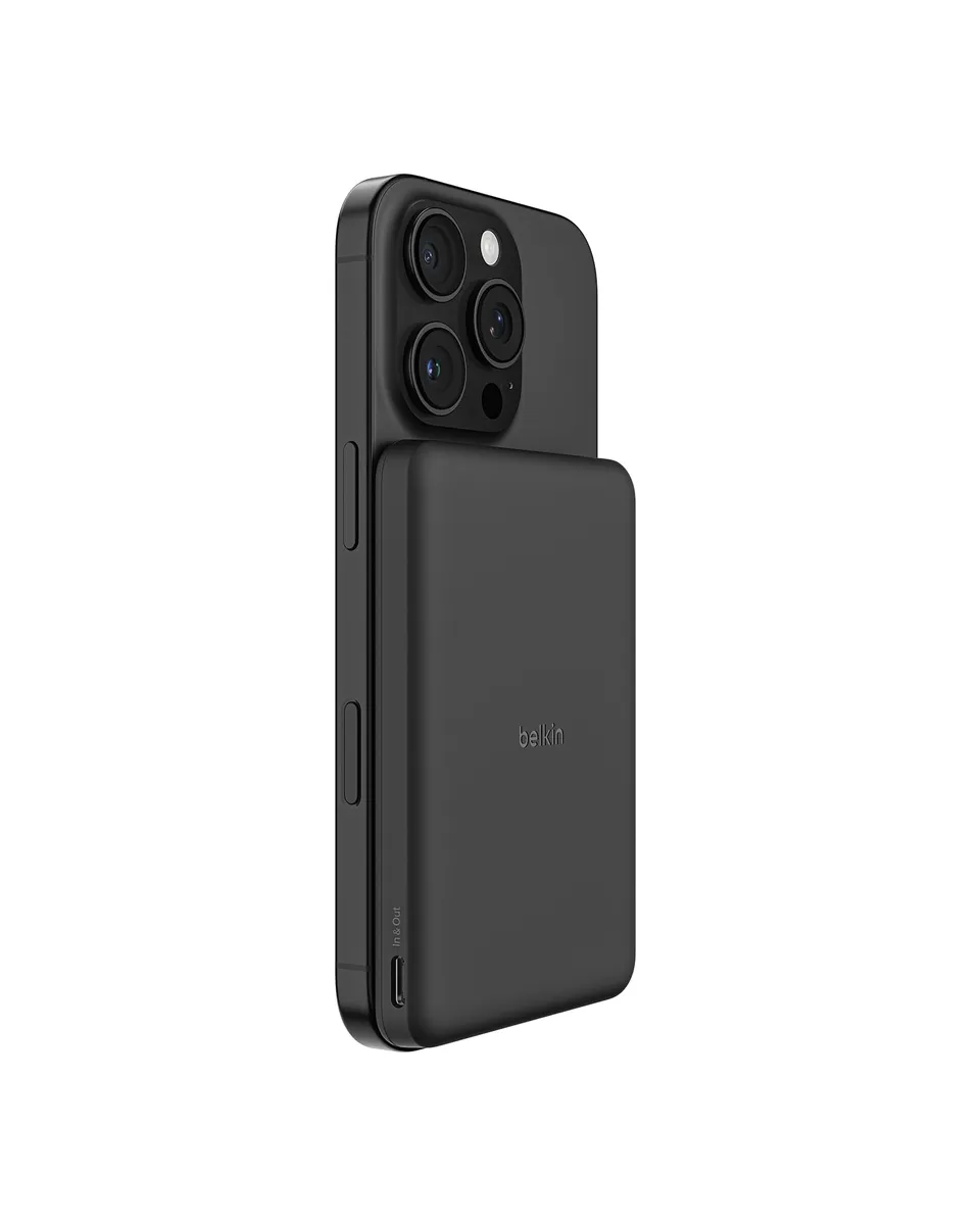 belkin-boostcharge-power-bank-magnetica-5-000-mah-ricarica-wireless-7-5-w-porta- image 1