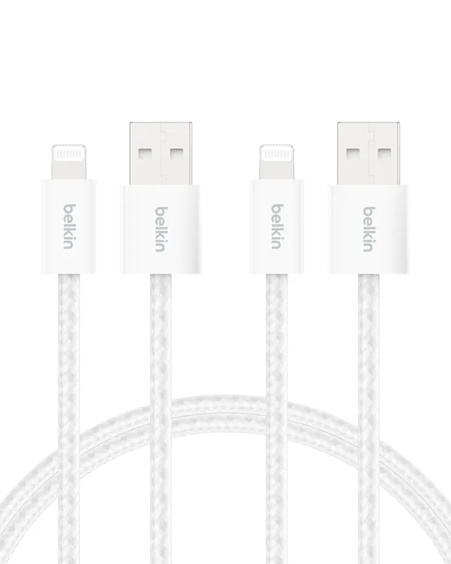 belkin-boostcharge-confezione-2-cavi-usb-a-a-lightning-intrecciati-da-1-5-m-cert image 1