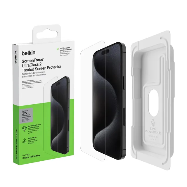belkin-screenforce-ultraglass-2-proteggi-schermo-antimicrobico-per-iphone-15-pro image 1