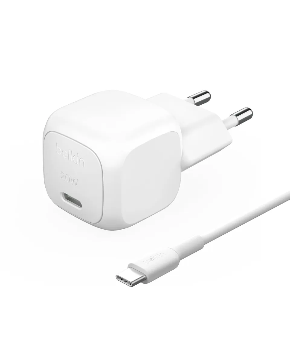 belkin-boostcharge-caricabatteria-da-parete-compatto-20-w-usb-c-power-delivery-c image 1