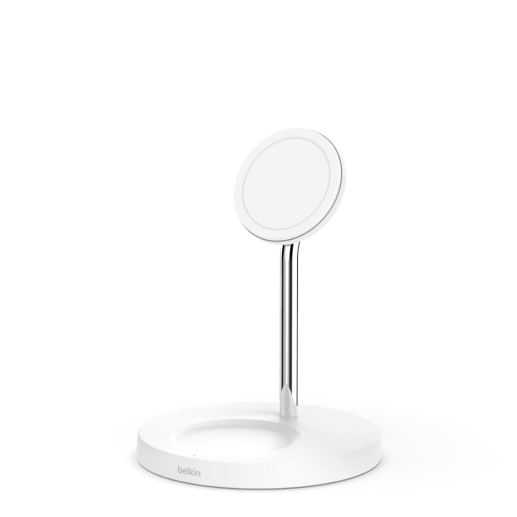 belkin-caricabatteria-wireless-2-in-1-con-magsafe-ricarica-rapida-15-w-per-iphon image 1