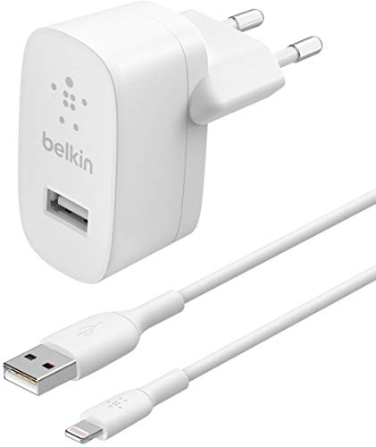 belkin-boostcharge-caricabatterie-da-parete-usb-a-12-w-con-cavo-lightning-1-m-ri image 2