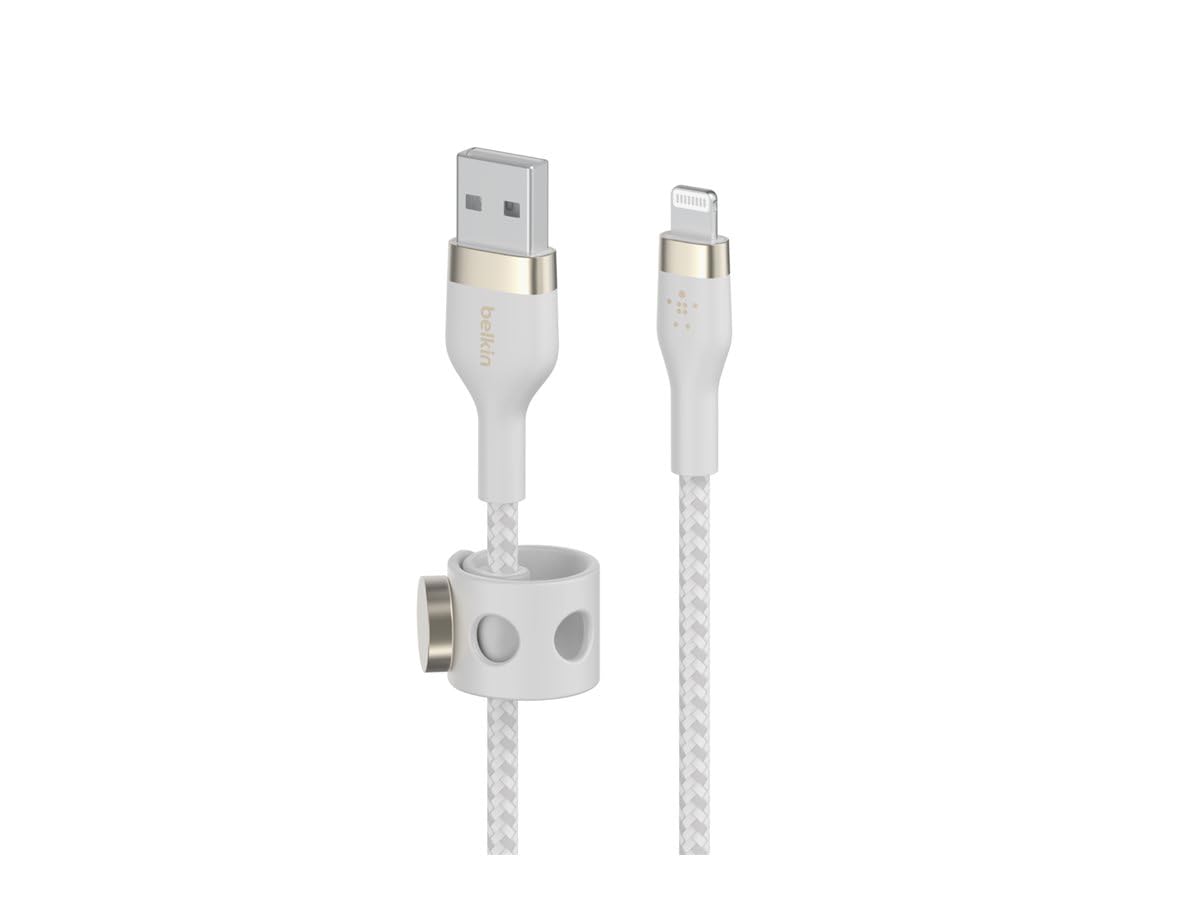 belkin-boostcharge-pro-flex-cavo-usb-a-a-lightning-da-3-m-certificato-mfi-con-cl image 3
