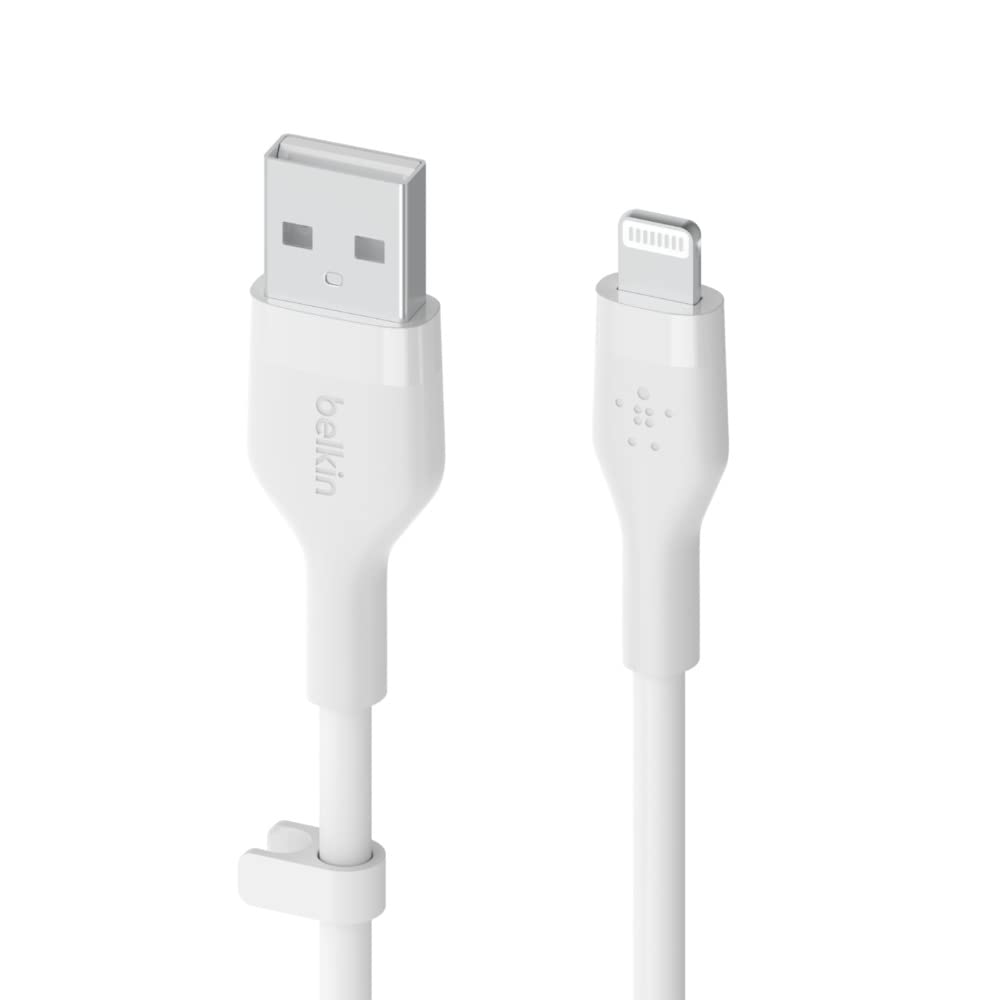 belkin-boostcharge-flex-cavo-usb-a-a-lightning-in-silicone-da-3-m-certificato-mf image 2