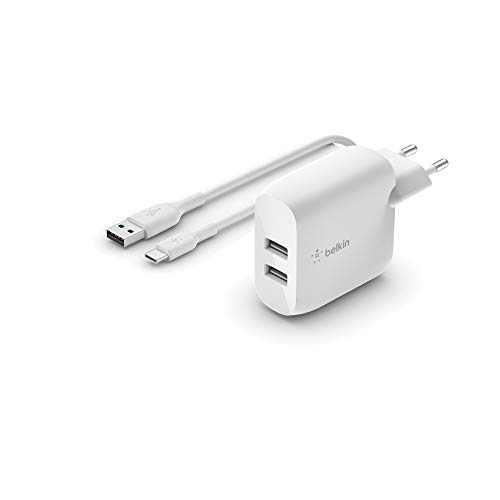 belkin-boost-charge-doppio-caricabatteria-da-parete-usb-a-24-w-con-cavo-usb-a-li image 5