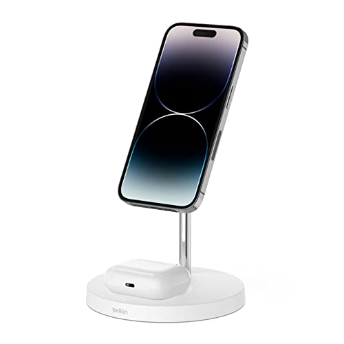 belkin-caricabatterie-wireless-2-in-1-magsafe-15w-supporto-di-ricarica-magnetico image 8