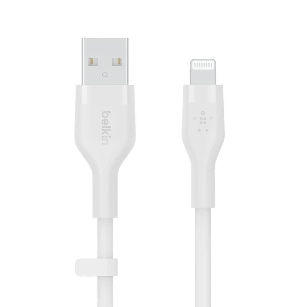 belkin-boostcharge-flex-cavo-usb-a-a-lightning-in-silicone-da-3-m-certificato-mf image 1