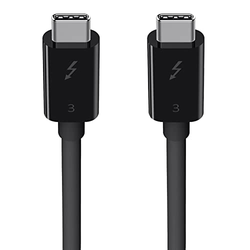 belkin-f2cd084bt0-5mbk-cavo-thunderbolt-3-usb-c-a-usb-c-100-w-40-gbps-0-5-m-nero image 6