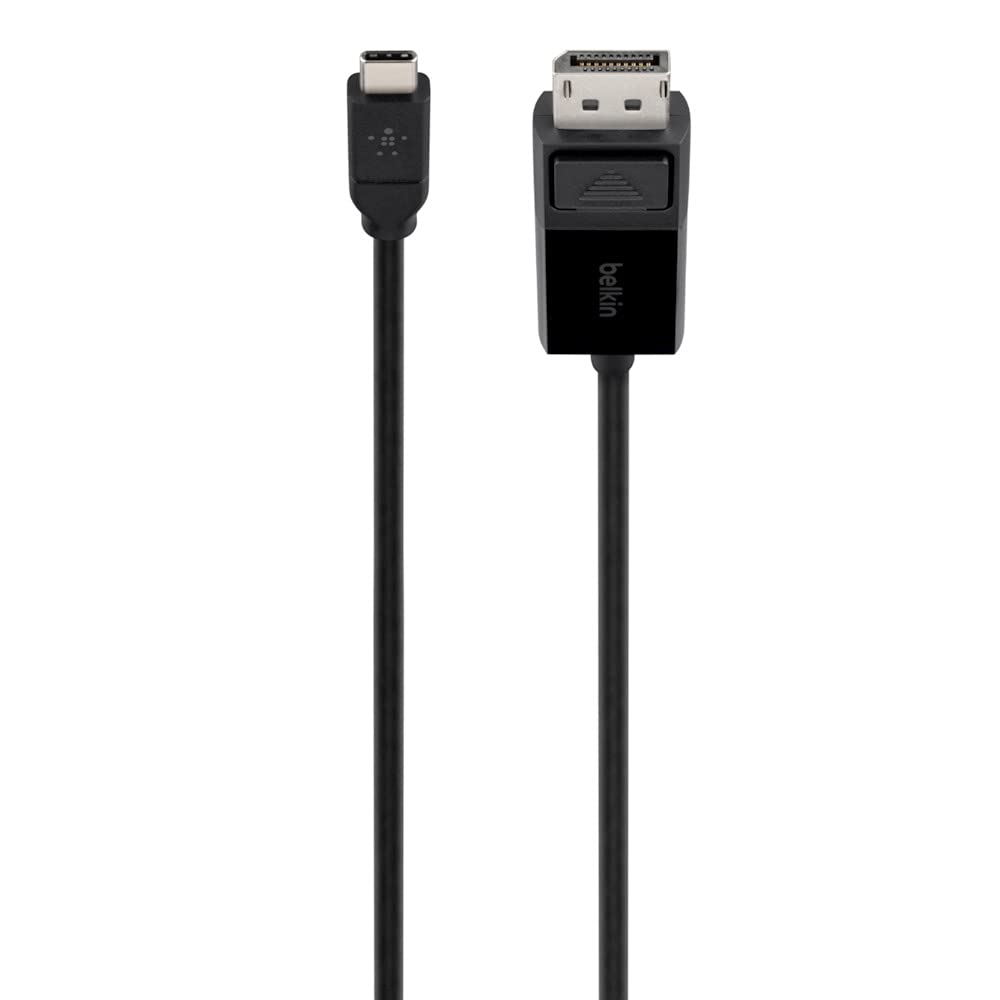 belkin-cavo-usb-c-a-displayport-1-8-m-video-4k-3840x2160-a-60-hz-nero image 2
