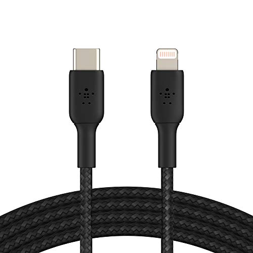 belkin-boost-charge-cavo-intrecciato-usb-c-a-lightning-3-m-nero-certificato-mfi- image 8