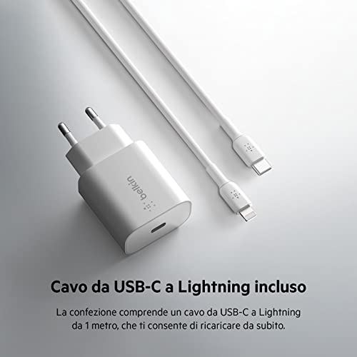 belkin-25-w-power-delivery-caricatore-usb-c-con-cavo-usb-c-lightning-incluso-ada image 6