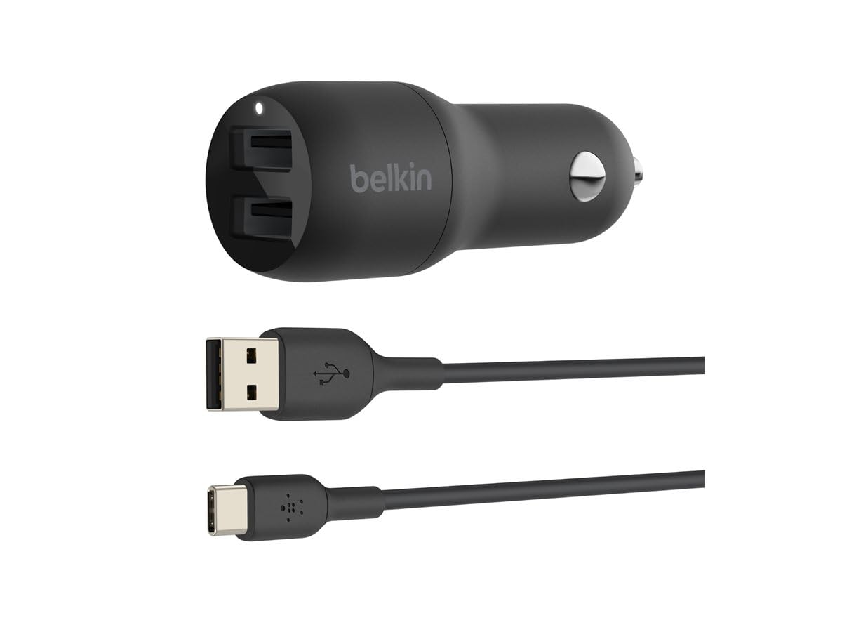 belkin-boostcharge-doppio-caricabatterie-da-auto-usb-a-24w-con-cavo-micro-usb-da image 7