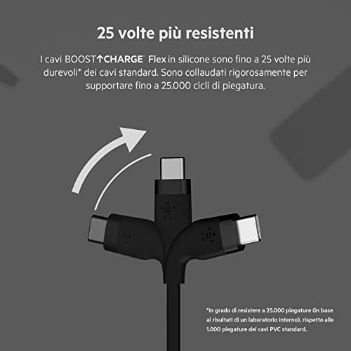belkin-boostcharge-flex-cavo-usb-c-a-usb-c-in-silicone-ricarica-rapida-pd-certif image 8