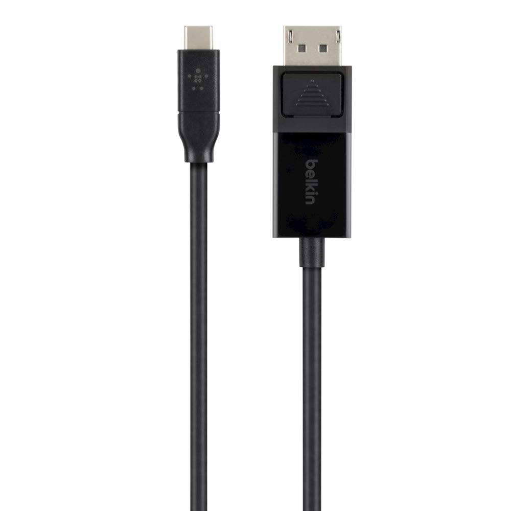 belkin-cavo-usb-c-a-displayport-1-8-m-video-4k-3840x2160-a-60-hz-nero image 1