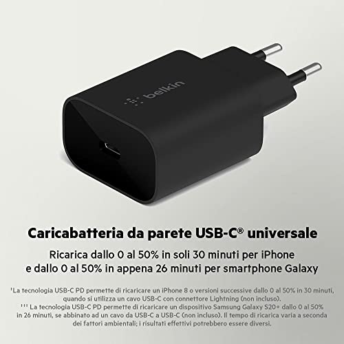 belkin-boostcharge-caricabatteria-da-parete-25-w-pps-usb-c-pd-ricarica-rapida-ip image 6