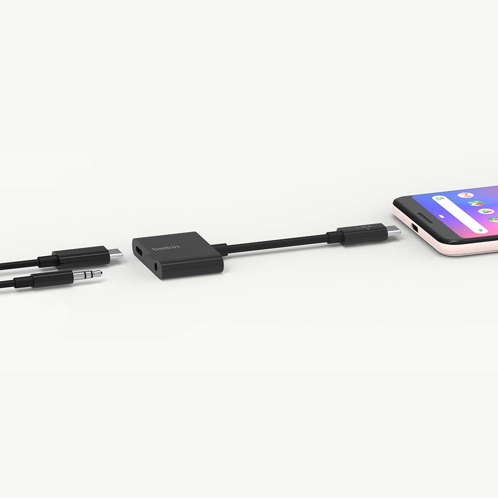 belkin-rockstar-adattatore-audio-3-5-mm-ricarica-usb-c-per-google-pixel-3-3xl-ip image 2