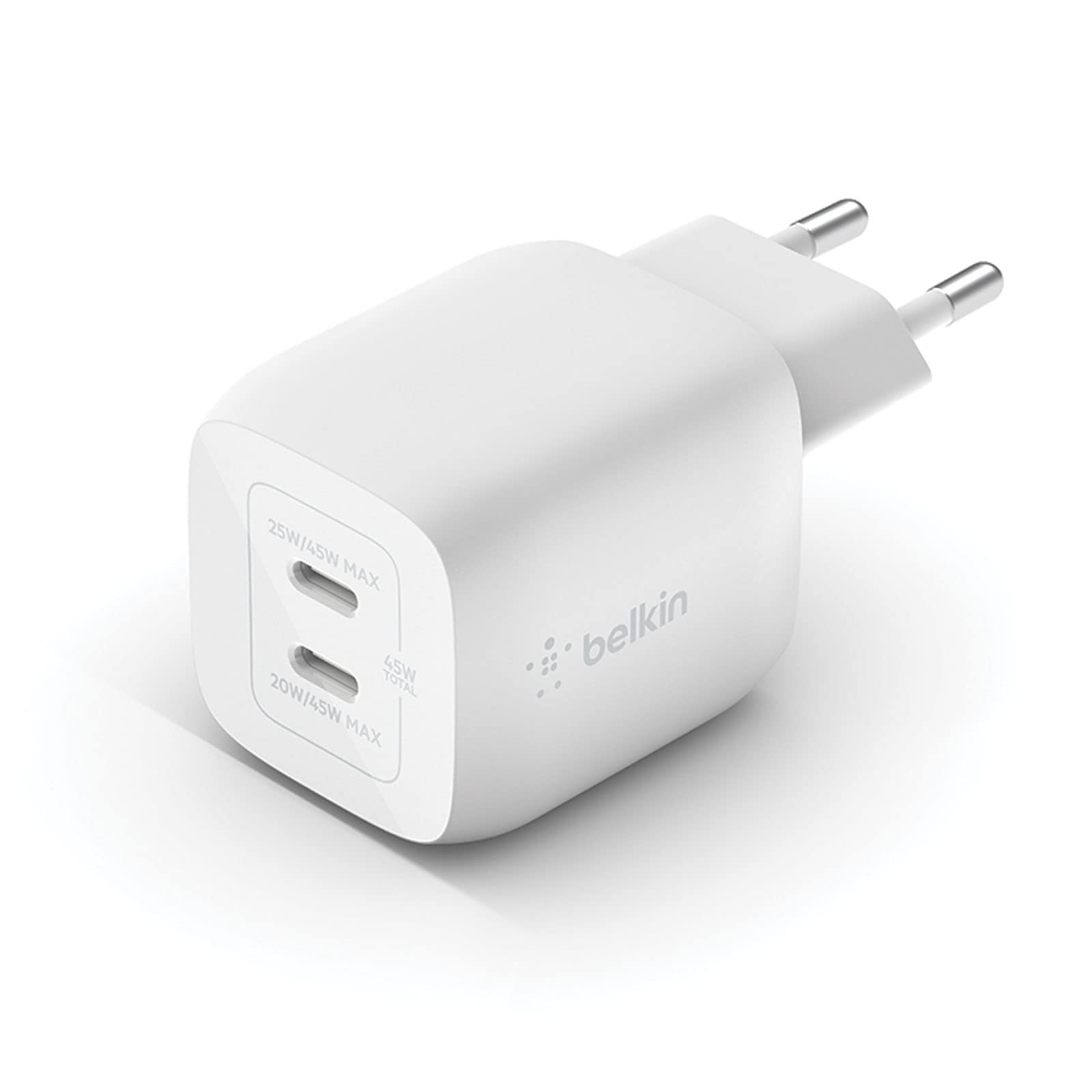 belkin-doppio-caricabatteria-da-parete-usb-c-45-w-gan-usb-c-pd-3-0-e-pps-2-porte image 8
