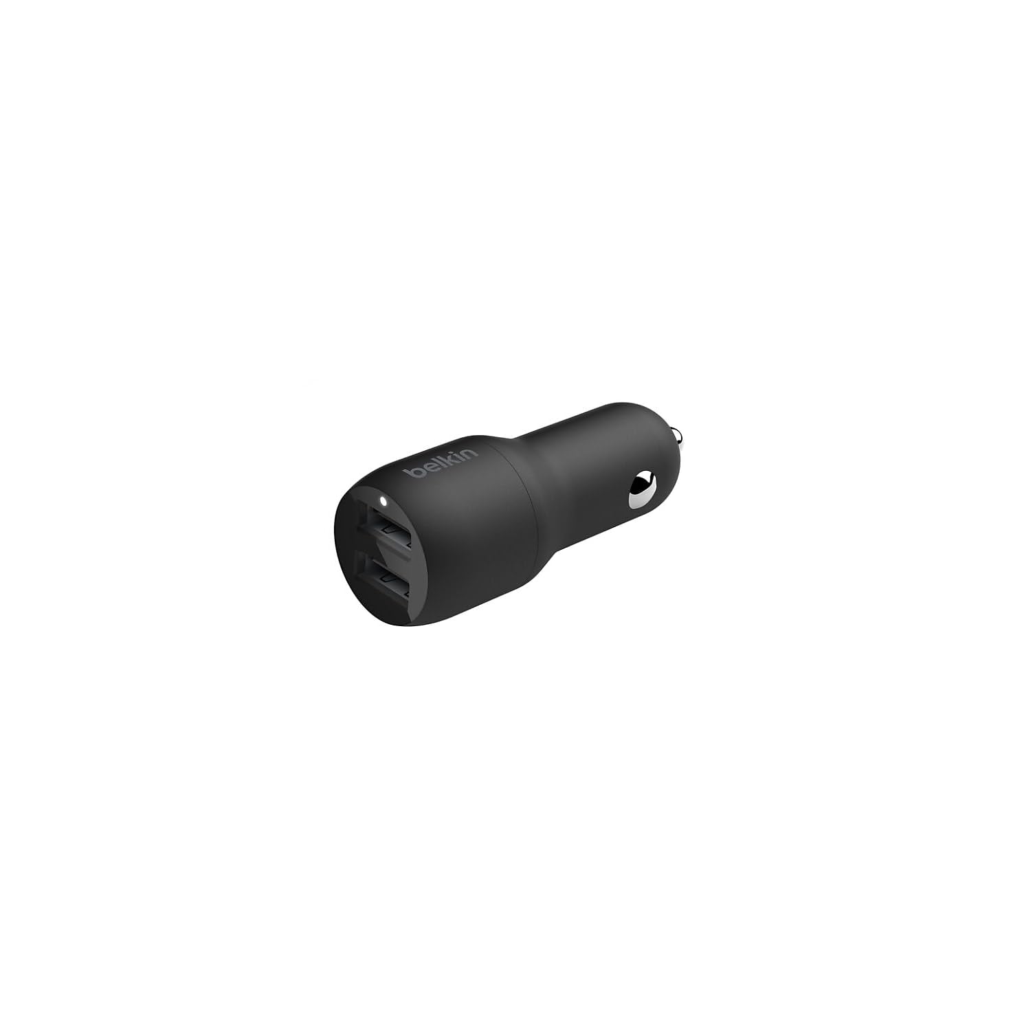 belkin-boost-charge-caricabatteria-da-auto-usb-doppio-24-w-2-porte-usb-a-con-led image 2