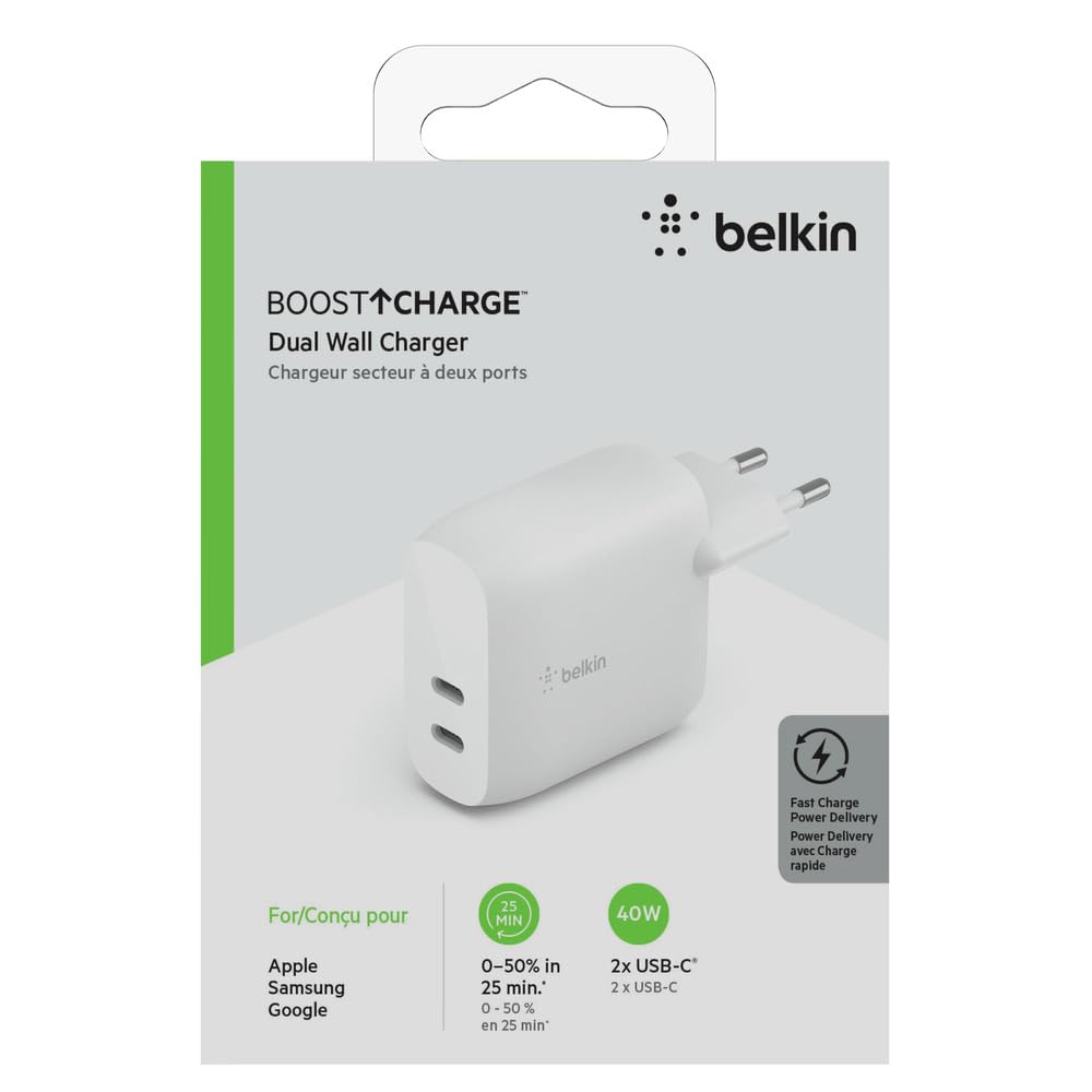 belkin-caricabatteria-da-parete-usb-c-pd-40-w-dual-porta-usb-c-2x20-w-ricarica-r image 5
